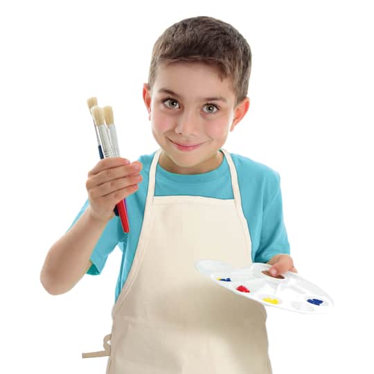 6 Packs: 30 ct. (180 total) Creativity Street® Colossal Natural Bristle Round Brushes